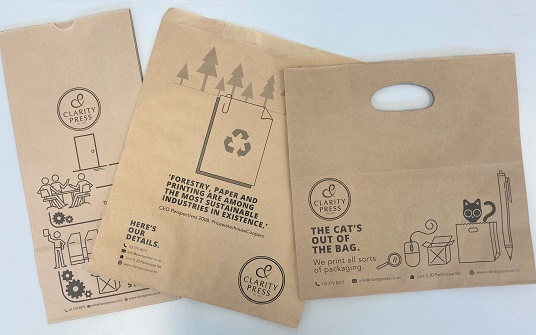 Custom printed paper bags Christchurch